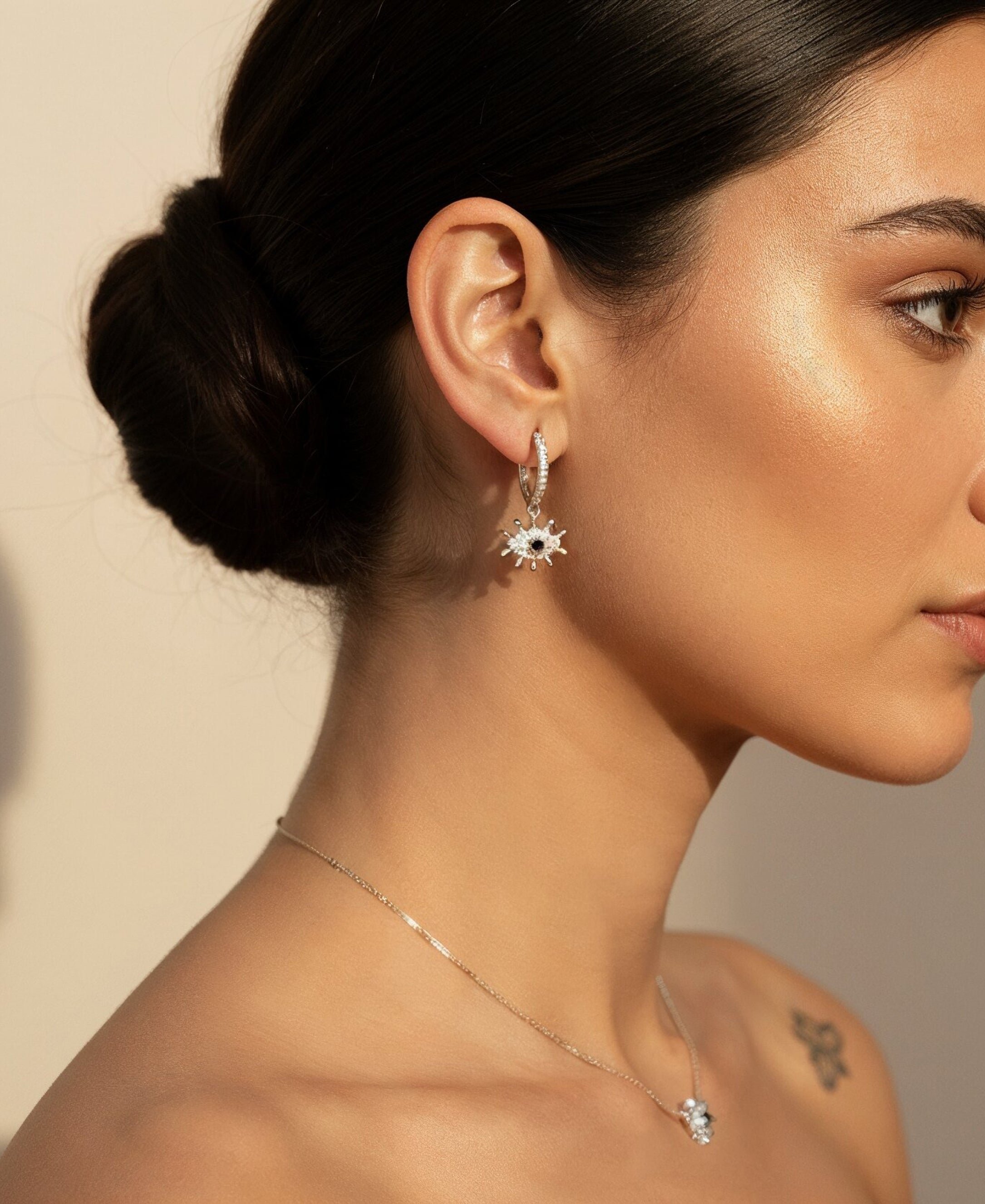 Taitanium Eye Ring Hoops