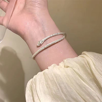 Silver Snake Bracelet