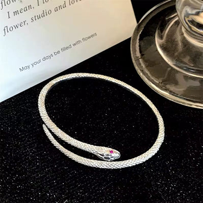 Silver Snake Bracelet