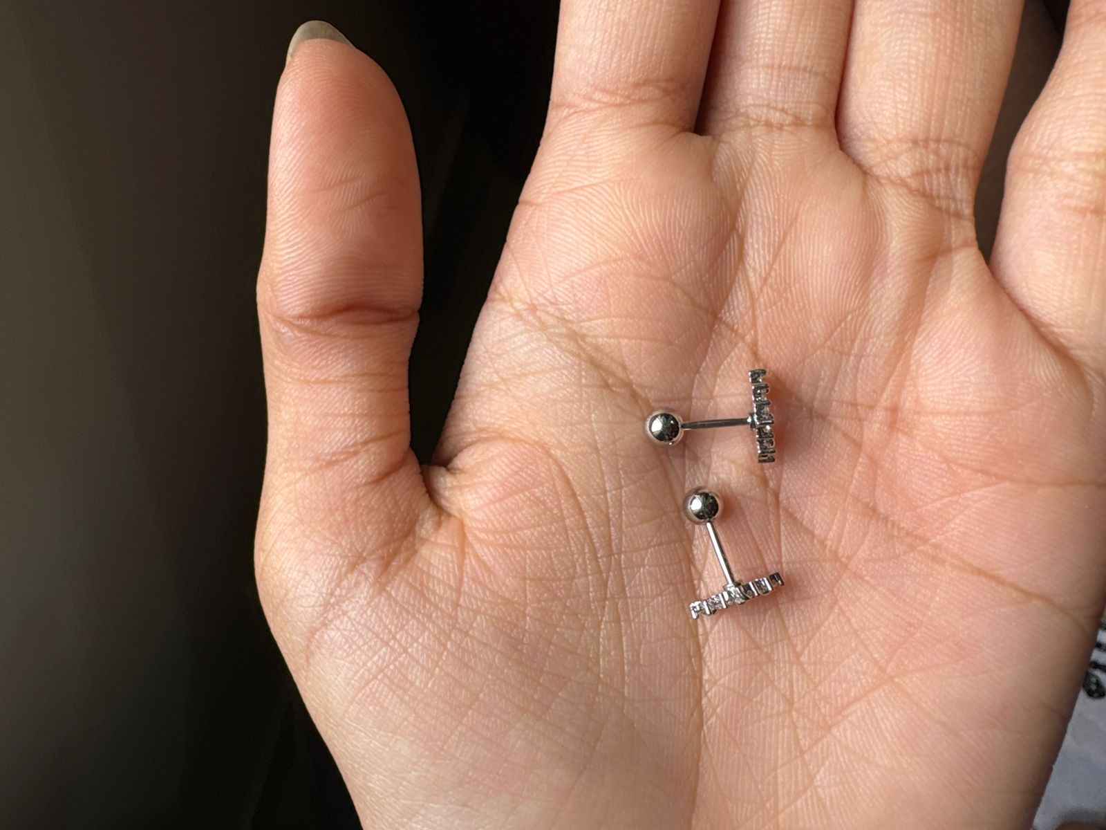 Three Star Flower Stud