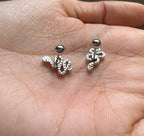 Green Eye Snake Stud