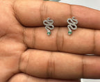 Green Eye Snake Stud