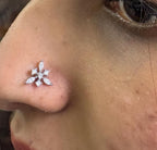 Pyramid Three Star Nose Pin