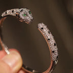 Leopard Green Crystal Bracelet