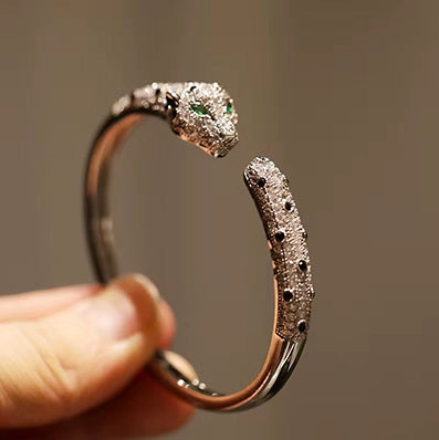 Leopard Green Crystal Bracelet