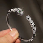 Leopard Green Crystal Bracelet