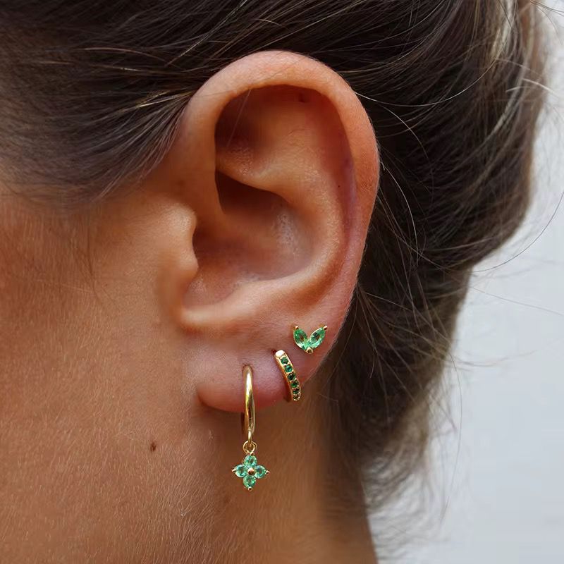 Nairobi Gold Platted Studs